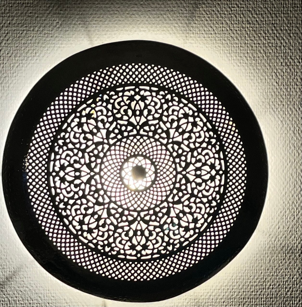 Silber 40x40 cm Orientalische Wandlampe Handgefertigte aus Messing