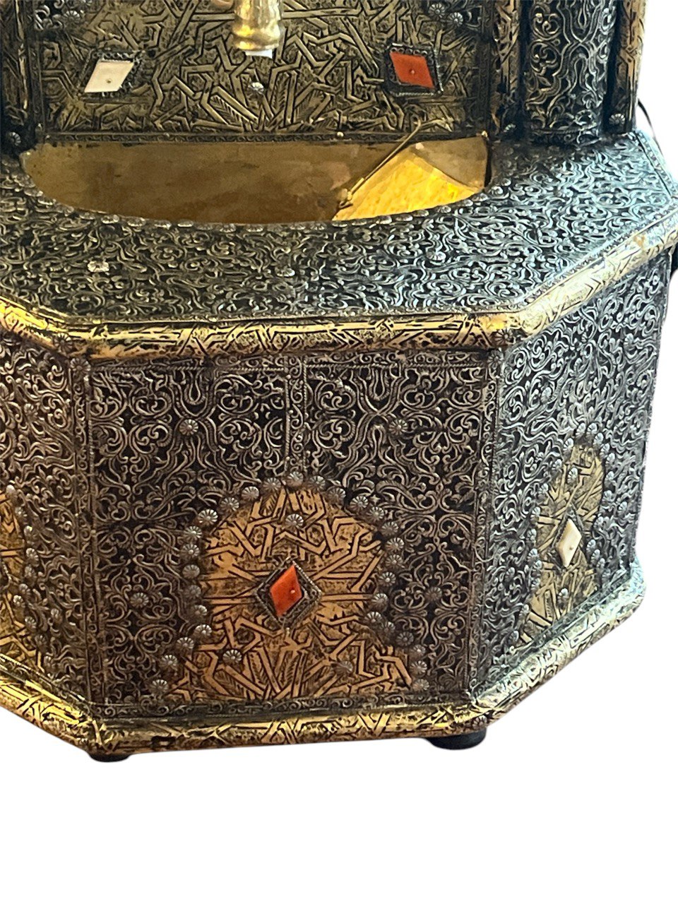 Orientalische Handgefertigt Messing-Brunnen Wasserfall